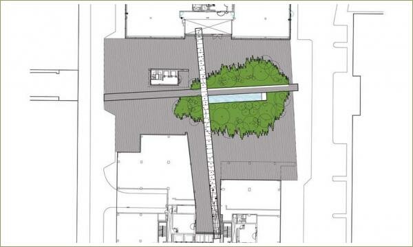Эскизный проект для ландшафтного дизайна Зелёное Облако