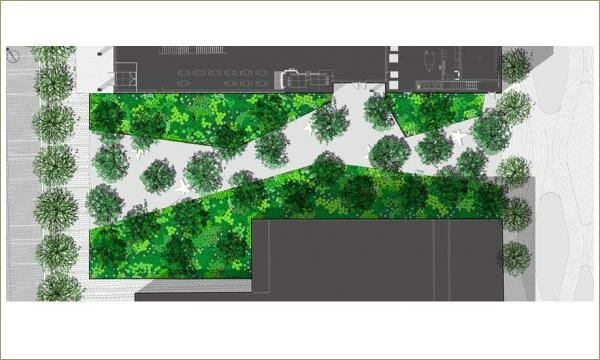 Эскизный проект с экспликацией парка Гидро Квебек