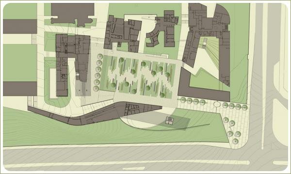 План-проект площадки перед универом