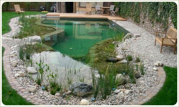 Эко водоём укрепление берегв