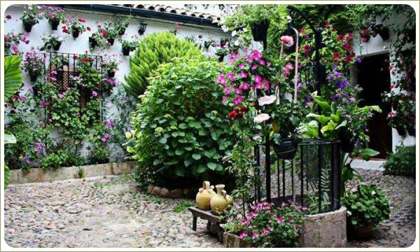 Дворики Кордовы. Декоративные композиции Декоративные композиции и мощение