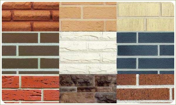 Варианты каменной отделки стен Фрагмент с разноцветными вставками из каменной плитки