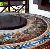 Мангал с розарием